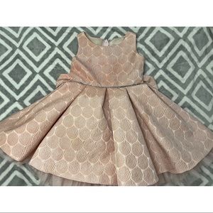 Beautiful Rose Gold Formal Toddler Girl Dress! 🌸